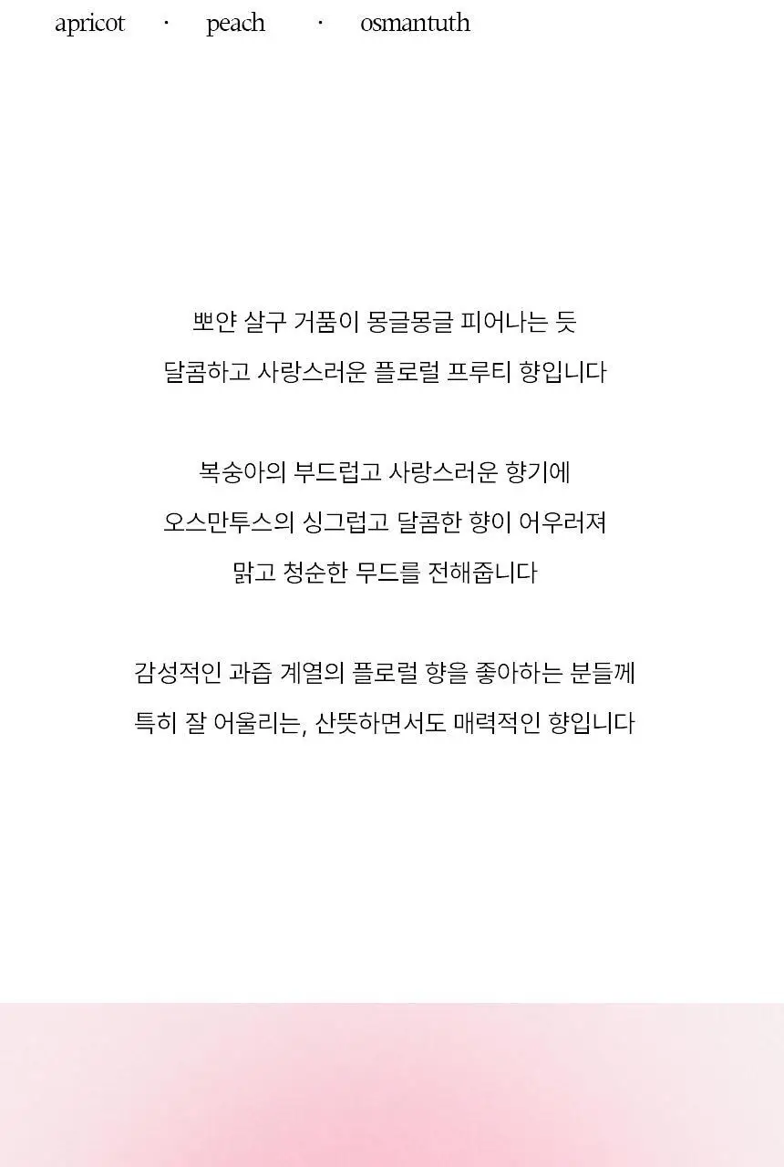 마인드오버바디 오드퍼퓸 50ml 핑크버블클럽 [복숭아향수] 상세페이지 3